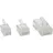 InLine Modularstecker, 6P6C RJ12 zum Crimpen auf Flachkabel