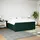 vidaXL Boxspringbett 180 x 200 cm Dunkelgrün
