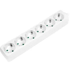 LogiLink Steckdosenleiste - Wechselstrom 250 V - 3500 Watt - Ausgangsanschlüsse: