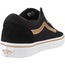 Vans Old Skool Damen Schwarz/Gold 36