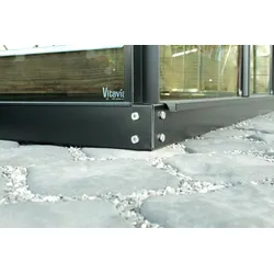 Vitavia Stahlfundament für Gewächshaus Uranus 8300-schwarz