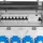 Doktorvolt Baustromverteiler mit Stecker 16A 32A 4x230V auf Ständer Mobilverteiler Stromverteiler TGD-S/FI 32A 16A 4x230V Stromverteiler Wandverteiler mit VD...