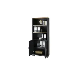 Möbel Boss JUDITH Aktenschrank 86 x 38 x 204 schwarz