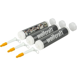 WOLFCRAFT Leerkartuschen 3 Stück 310 ml