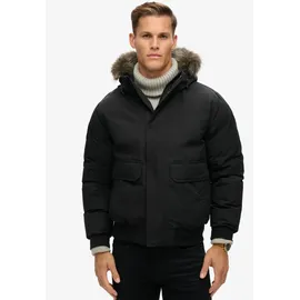 Superdry Everest Faux Fur Bomberjacke schwarz L