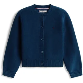 Tommy Hilfiger Strickjacke CHENILLE CARDIGAN Regular fit, für Kinder bis 16 Jahre blau 10 (140)