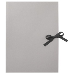 folia 10er-Pack Zeichenmappe A3 mit Verschlussband grau
