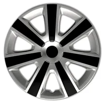 Auto-Style Satz Radzierblenden VR 16-Zoll Silber/Schwarz