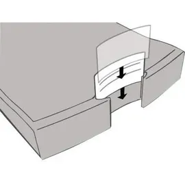 HAN Schubladenbox Impuls 28 x 23,5 x 36,7 cm 4-tlg. schwarz