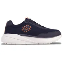 Lotto Unisex ATHLETIV Sneaker, Navy/ORANGE, 40 EU