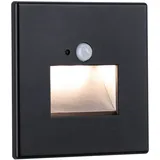Paulmann Wandeinbauleuchte Edge Quadro 1,2W eckig schwarz