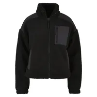 URBAN CLASSICS Sherpa Mix Jacke Black 5XL