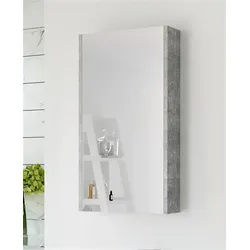 Spiegelschrank 40cm (Beton)