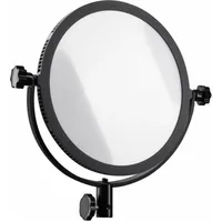 walimex pro Soft LED 300 Round Daylight Flächenleuchte, Dauerlicht, Schwarz