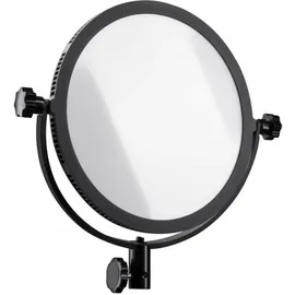 walimex pro Soft LED 300 Round Daylight Flächenleuchte, Dauerlicht, Schwarz