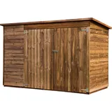MARSEILLE Fahrradschuppen Fahrradgarage Gerätehaus Holz 228x114x153cm Werth-Holz