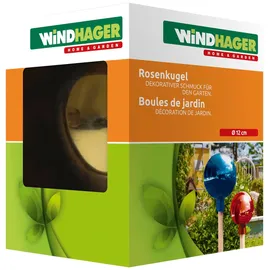 WINDHAGER Rosenkugel 16 cm rot