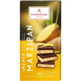 Niederegger Marzipan Tafel Ingwer Zartbitter Schokolade 110 g