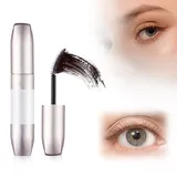 Wimperntusche, 2024 New Wimpernserum, Wasserdicht Mascara, Langanhaltende Wasserfeste Wimperntusche mit 4D-Faser (Kaffee-1PCS, 8g)