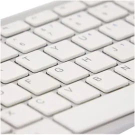 R-Go Tools R-Go Compact Tastatur, QWERTY Weiß drahtgebundenen - Weiß