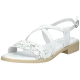 Nero Giardini Riemchensandale Damen Weiß 40