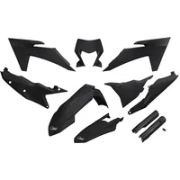 UFO PLAST Plastik-Kit Full Kotflügel SCHWARZ für KTM EXC-F 350 2024-2024