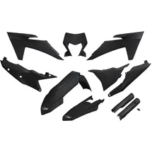 UFO PLAST Plastik-Kit Full Kotflügel SCHWARZ für KTM EXC-F 350 2024-2024