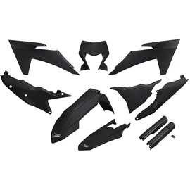 UFO PLAST Plastik-Kit Full Kotflügel SCHWARZ für KTM EXC-F 350 2024-2024