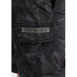 Alpha Industries Jet Shorts black camo, 33