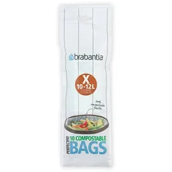 Brabantia PerfectFit Müllbeutel kompostierbar Mülltüten 10 St