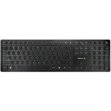 Cherry KW 9100 SLIM - Tastatur - kabellos - 2.4 GHz, Bluetooth 4.0 - QWERTY Englisch