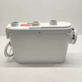 Vevor Abwasser Hebeanlage 500W Fäkalienhebeanlage 8m Förderhöhe Abwasserpumpe 6600L/h Haushaltspumpe 2900U/min Schmutzwasserpumpe Eingebautes Rückschlagventil Wartungfrei WC Dusche Waschbecken