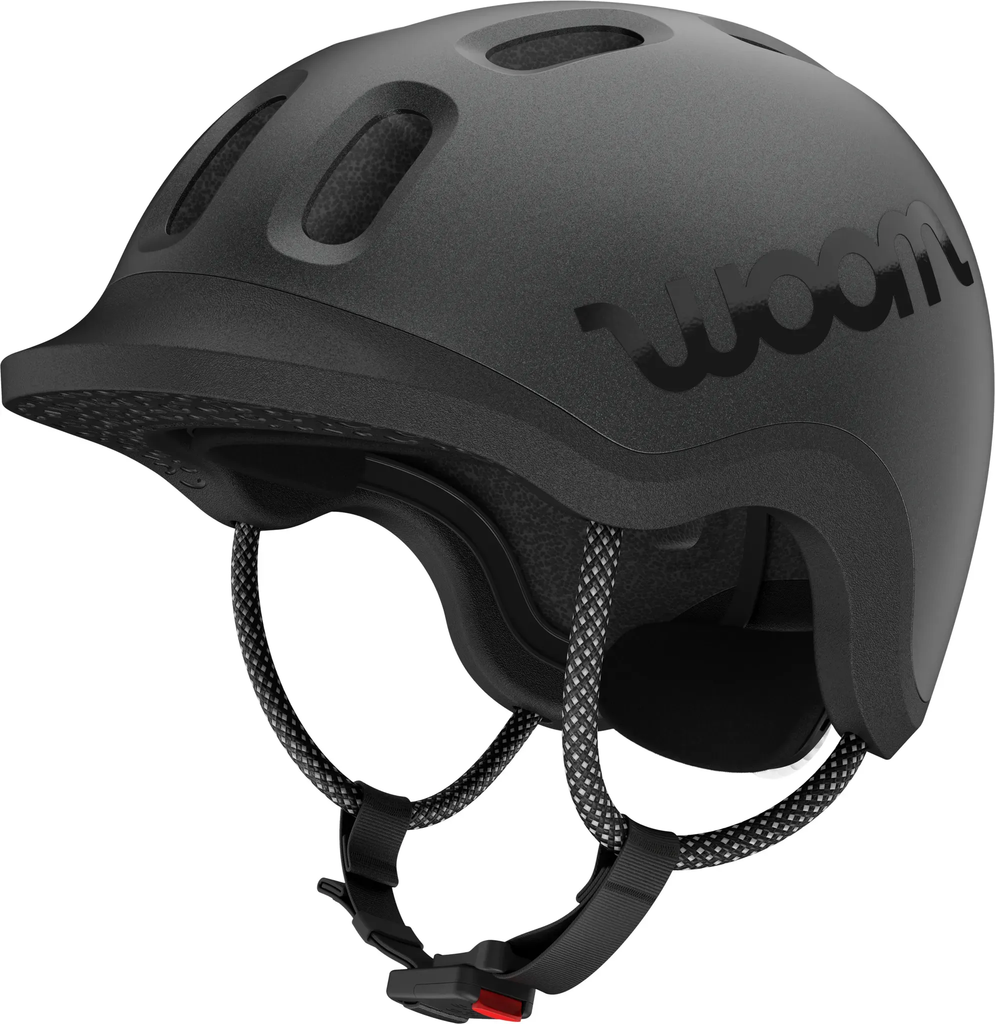 woom READY Kids' Helmet S charcoal metallic