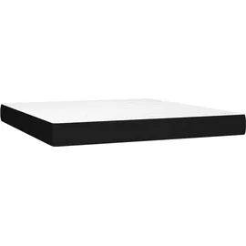 vidaXL Boxspringbett 180 x 200 cm Schwarz