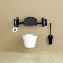 Hewi Serie 801 Rückenstütze tiefschwarz/schwarz