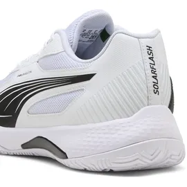 Puma Solarflash III Hallenturnschuh, weiß Schwarz, 44 EU