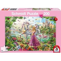 Schmidt Spiele Puzzle Schöne Fee im Zauberwald (Kinderpuzzle), 299 Puzzleteile