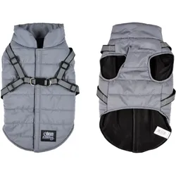 Hundejacke Mantel Hund grau Gr. M