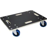 ECD Germany Transportroller 40 x 60 cm bis 800 kg Siebdruckplatte PP-Räder