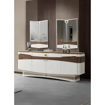 JV Möbel Sideboard 85 x 44 x 212 cm Weiß