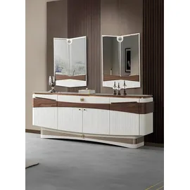 JV Möbel Sideboard 85 x 44 x 212 cm Weiß