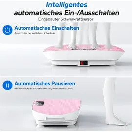 Merach Vibrationsplatte Rosa