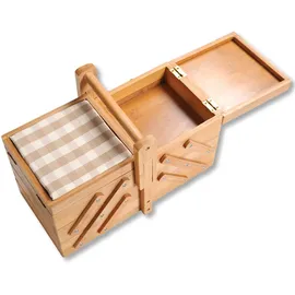 KESPER Nähkästchen braun Bambus H. 19 cm - Braun
