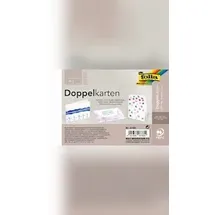 Folia 8760 - A6, quer, 190 g/qm, weiß, doppelt, 25 Stück