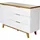 Jahnke Sideboard Libre 120 x 77,4 x 39 cm Braun / Weiß