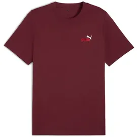 Puma 2 Color Small No. 1 Logo Herren T-Shirt, rot - M