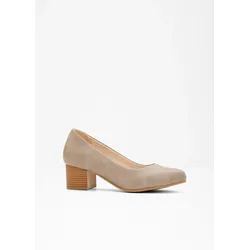 bonprix Komfort Pumps, braun, 36, Vegan