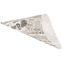 Nette 1000 Pommestüten aus Pergament-Ersatz Papiertüten für 250g
