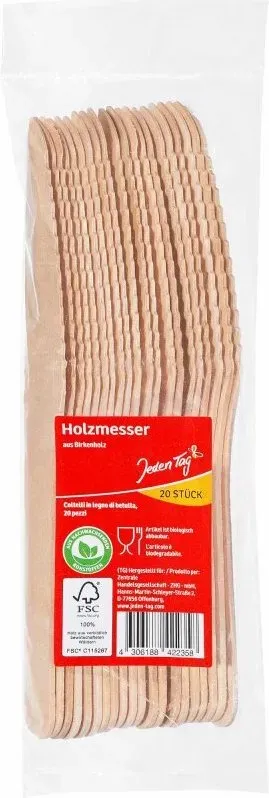 Jeden Tag Holzmesser 20 Stück