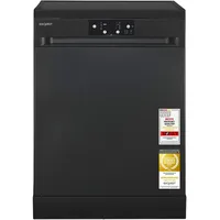 Exquisit Geschirrspüler GSP9114-450D schwarz | freistehend | |  | leiser Betrieb
